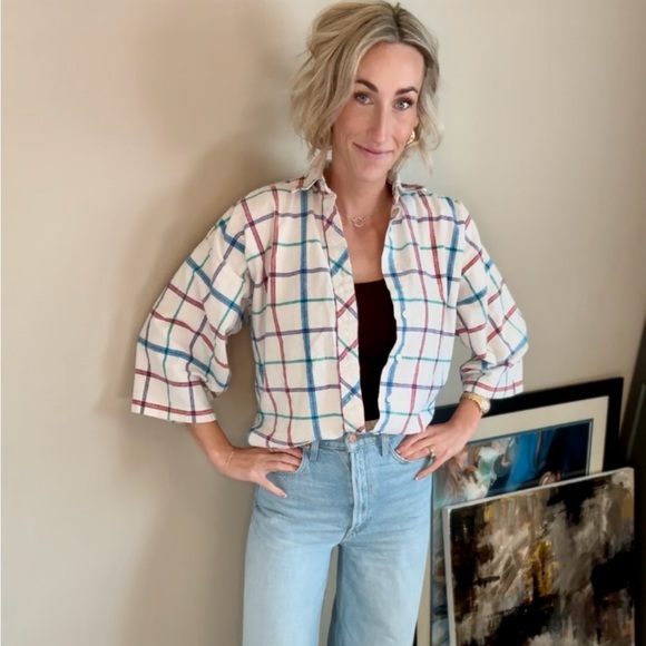 Y2K VINTAGE 100% cotton flannel - Picture 2 of 11